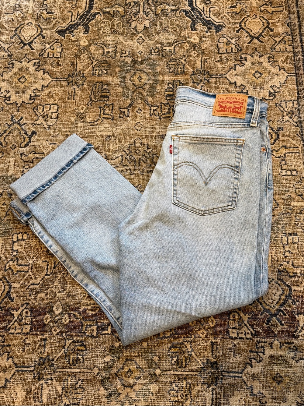 Levi's Men's Light Blue Straight Jeans
